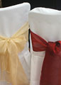 Red Ribbon Chair Cover